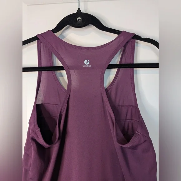 Oiselle Women’s Pleat Tank Plum Purple Size 6 - Picture 4 of 7